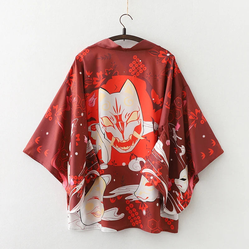 Kimono Court Style Japonais - Mixte