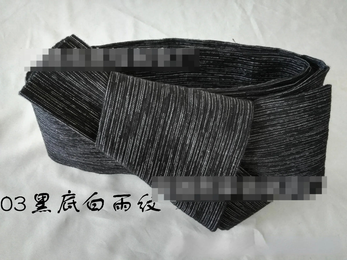 Ceinture Kimono Homme en Coton Rayé - Style Casual Japonais