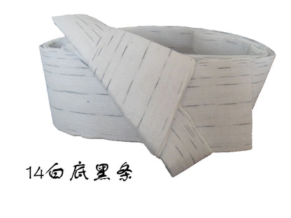 Ceinture Kimono Homme en Coton Rayé - Style Casual Japonais