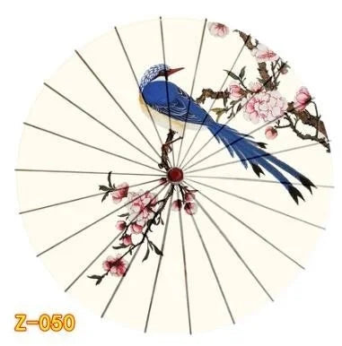 Ombrelle Artisanale en Bambou et Soie - Style Vintage pour Mariage et Danse