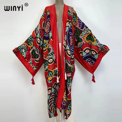 Kimono Long Bohème Femme Imprimé