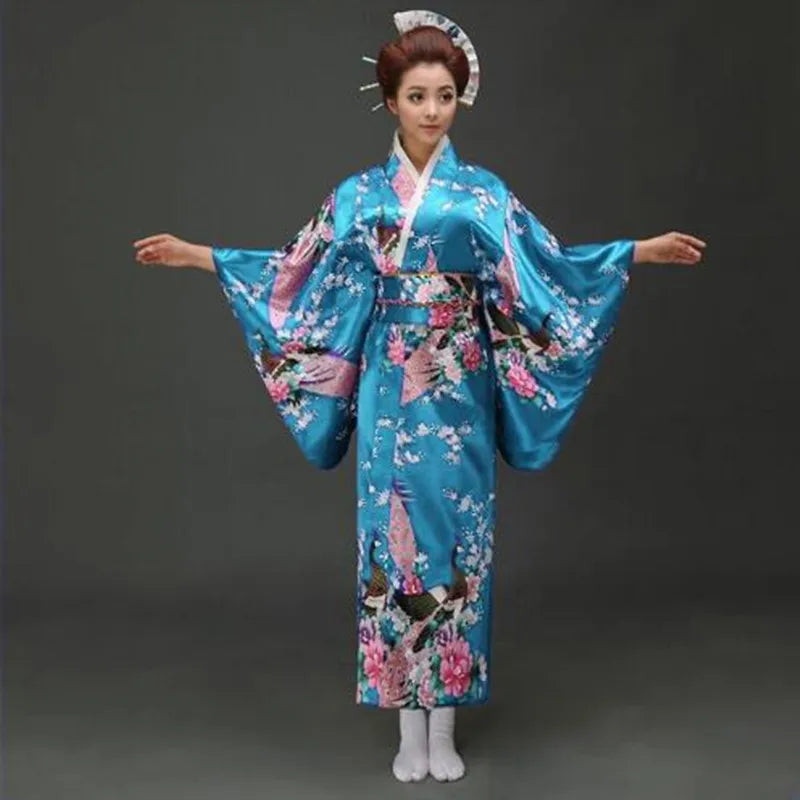 Kimono Japonais Traditionnel Femme