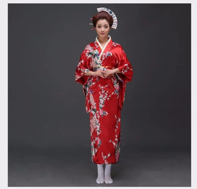 Kimono Japonais Traditionnel Femme
