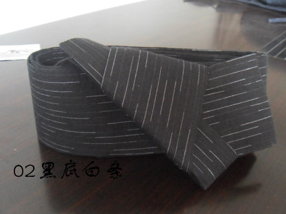 Ceinture Kimono Homme en Coton Rayé - Style Casual Japonais