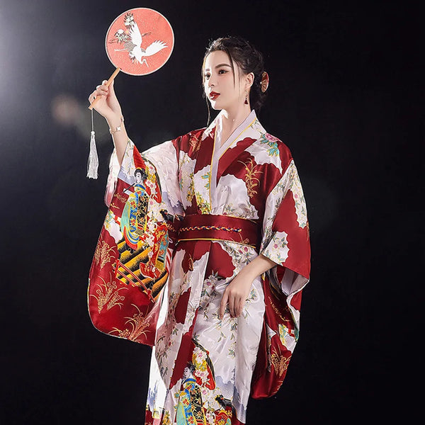 Kimono Japonais Traditionnel Femme - Style Yukata