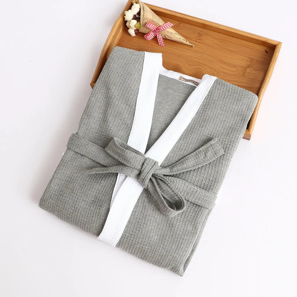 Kimono Peignoir Homme et Femme - Confortable et Doux en Coton