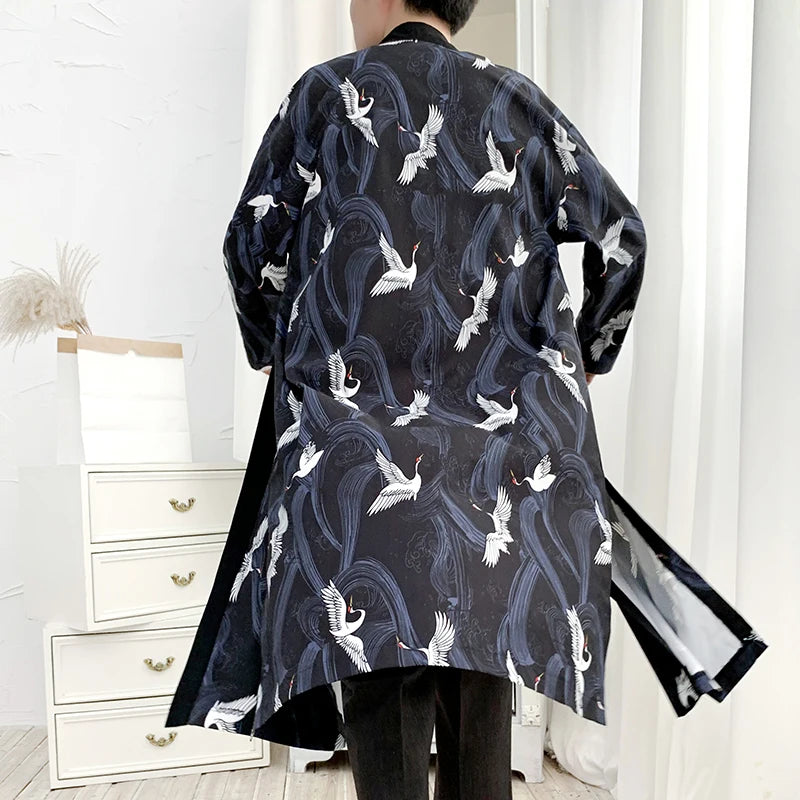 Kimono Homme Mi-long Style Traditionnel
