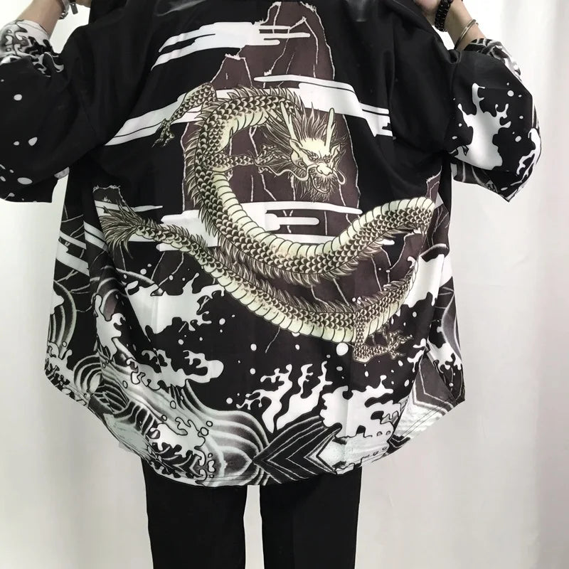 Kimono Homme Style Traditionnel Manches Courtes