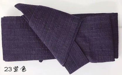 Ceinture Kimono Homme en Coton Rayé - Style Casual Japonais