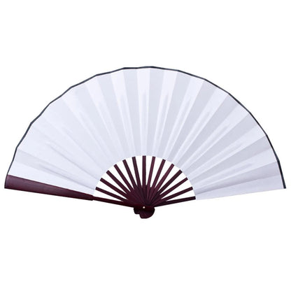 Éventail en Soie et Bambou - Personnalisable, 2 Tailles