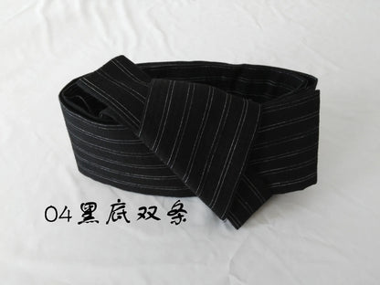 Ceinture Kimono Homme en Coton Rayé - Style Casual Japonais