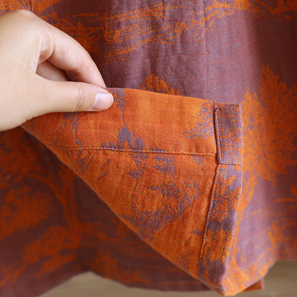Kimono Mi-long Imprimé en Coton - Confort & Style