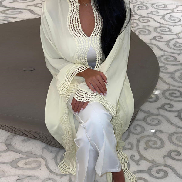 Kimono Long Abaya Femme Style Party Chic