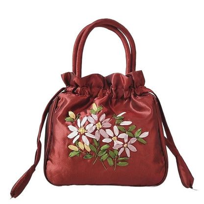 Sac à Main "Bourse Traditionnelle" Femme - Brodé Floral