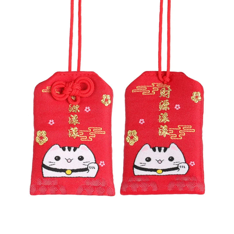 Pochette Porte-Bonheur Japonaise - Charme de Protection et Chance