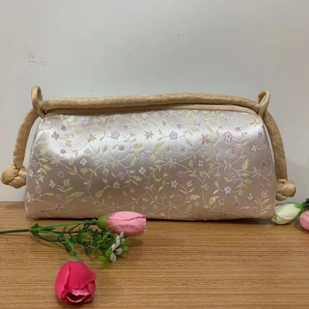 Sac à main femme style chinois en satin