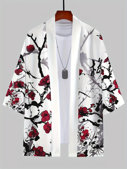 Kimono Court Homme Style Asiatique Traditionnel