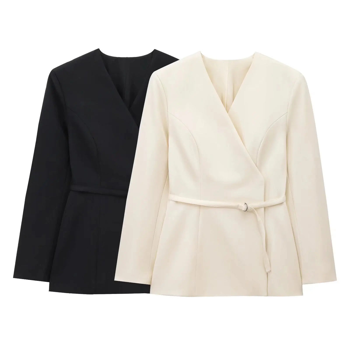 Veste Femme Chic avec Ceinture