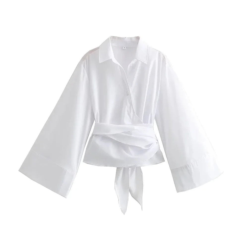 Kimono Chemise Femme Longue Manches, Style Casual Chic