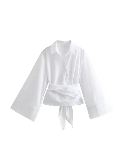 Kimono Chemise Femme Longue Manches, Style Casual Chic