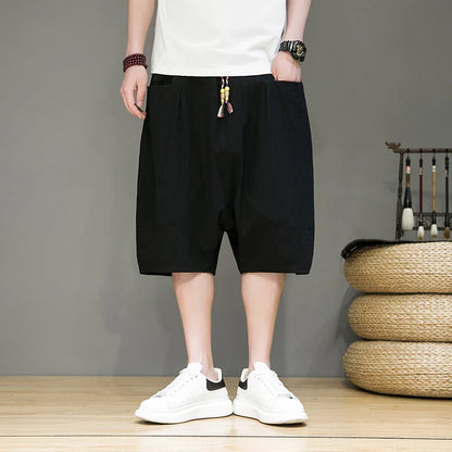 Short Homme Style Chinois Casual Printemps/Été