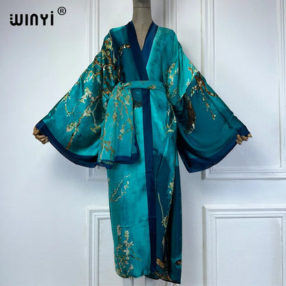 Kimono Long Bohème Imprimé Femme - Plusieurs Couleurs