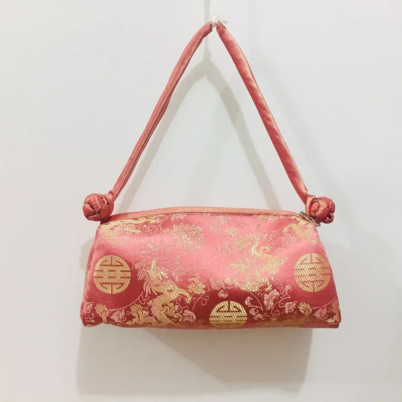 Sac à Main Femme Style Chinois Brodé - Élégance Traditionnelle