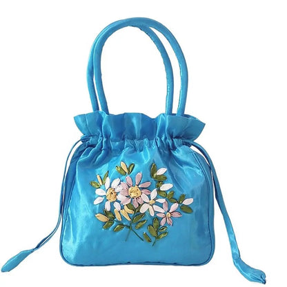 Sac à Main "Bourse Traditionnelle" Femme - Brodé Floral