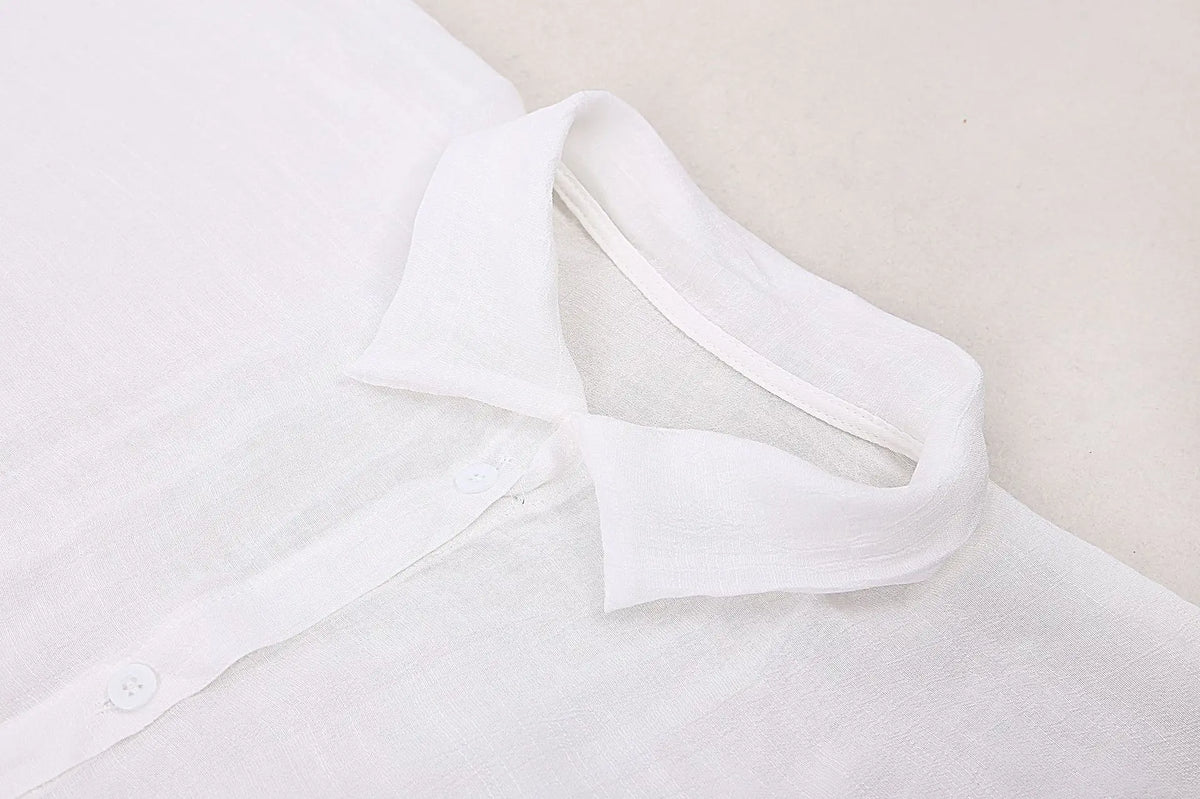 Kimono Chemise Femme Léger Style Plage - Taille Unique