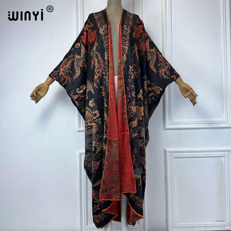 Kimono Long Bohème Imprimé