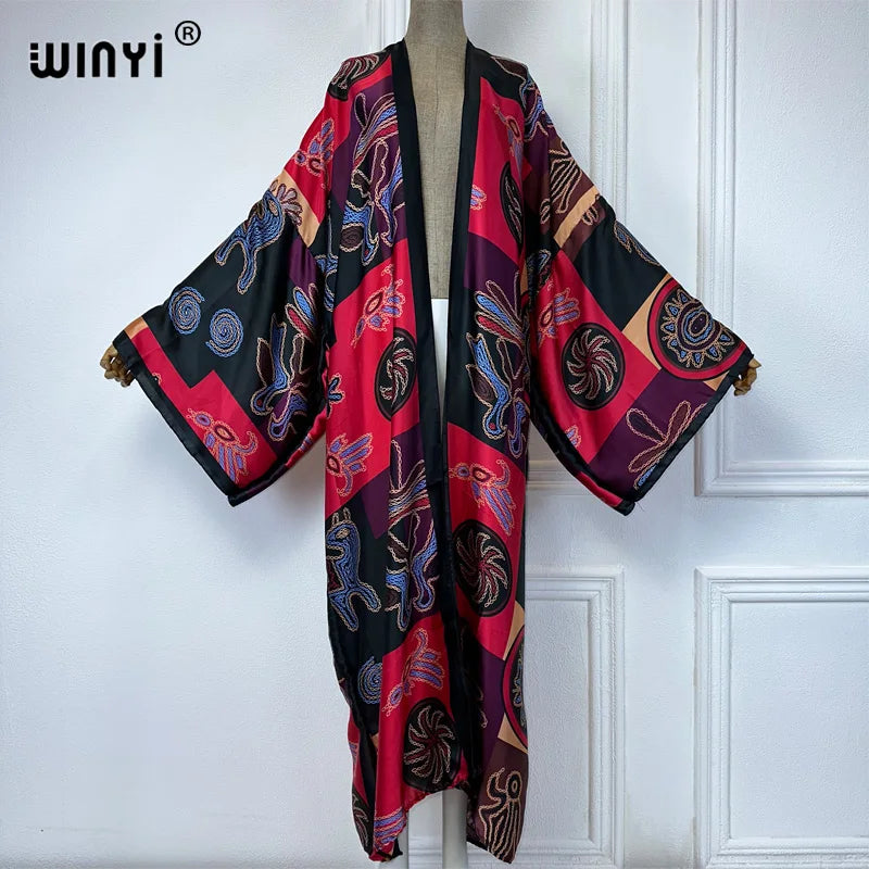 Kimono Long Bohème Imprimé