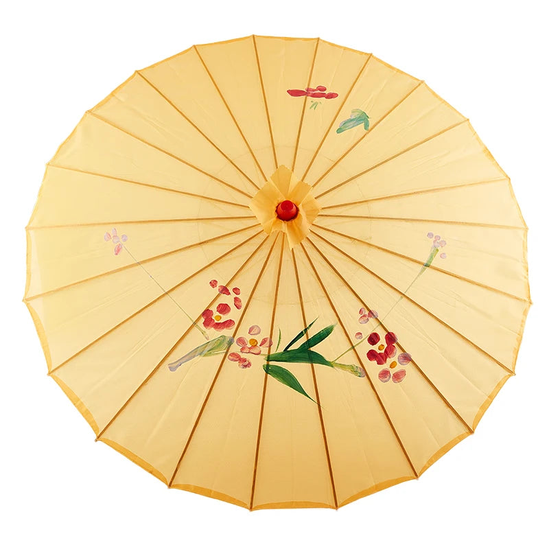 Ombrelle Pliante en Soie Style Japonais