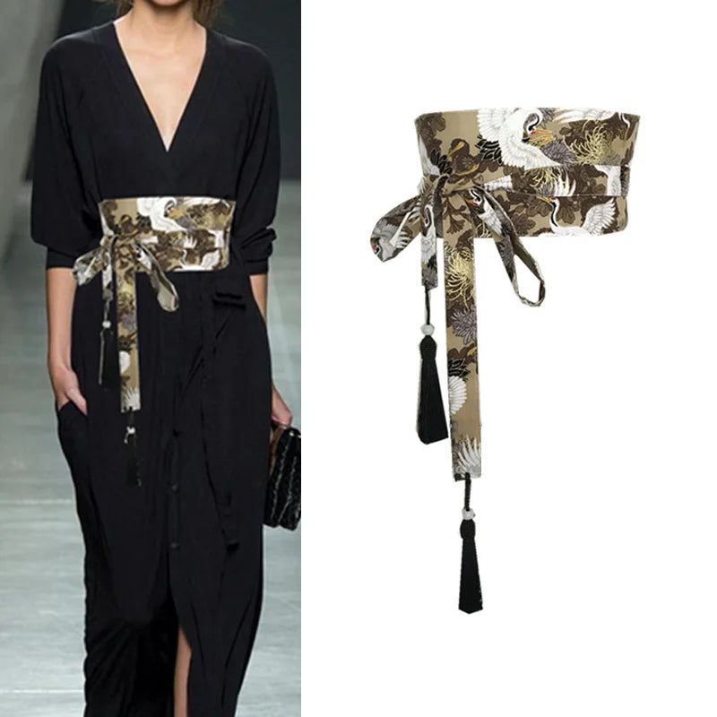 Ceinture Kimono Femme Traditionnelle - Largeur 10cm ou 15cm