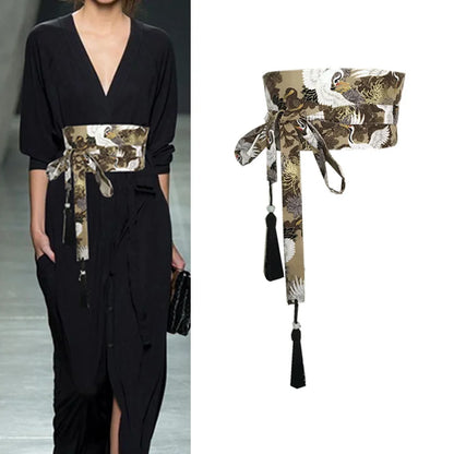Ceinture Kimono Femme Traditionnelle - Largeur 10cm ou 15cm