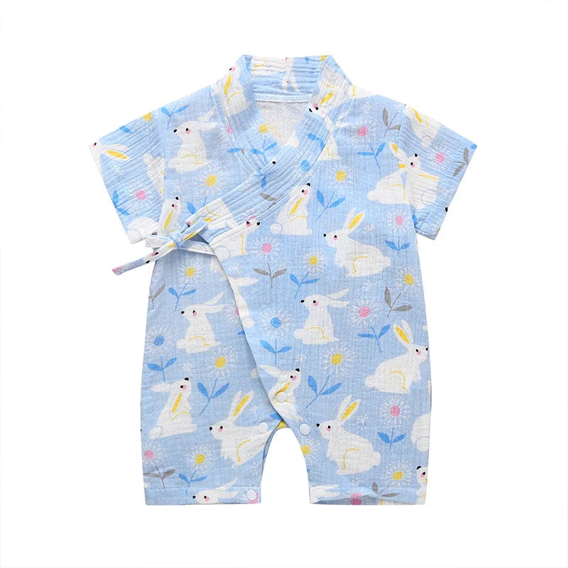 Barboteuse Bébé Mixte en Coton - Été