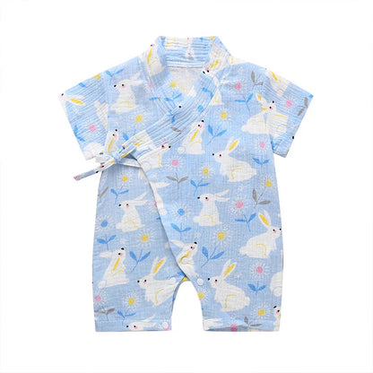 Barboteuse Bébé Mixte en Coton - Été