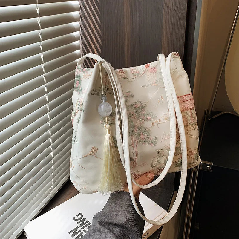Sac Bandoulière Femme en Soie - Style Mode