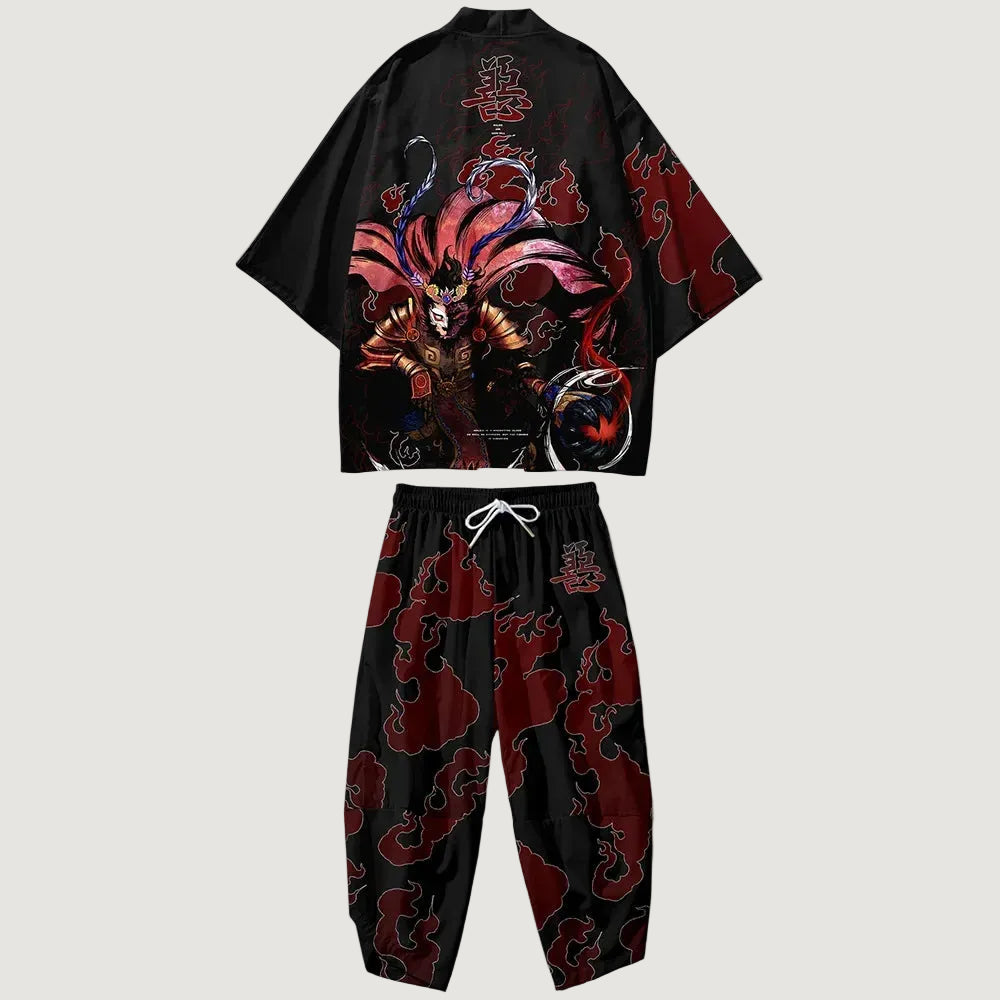 Ensemble Kimono Homme Motif Japonais