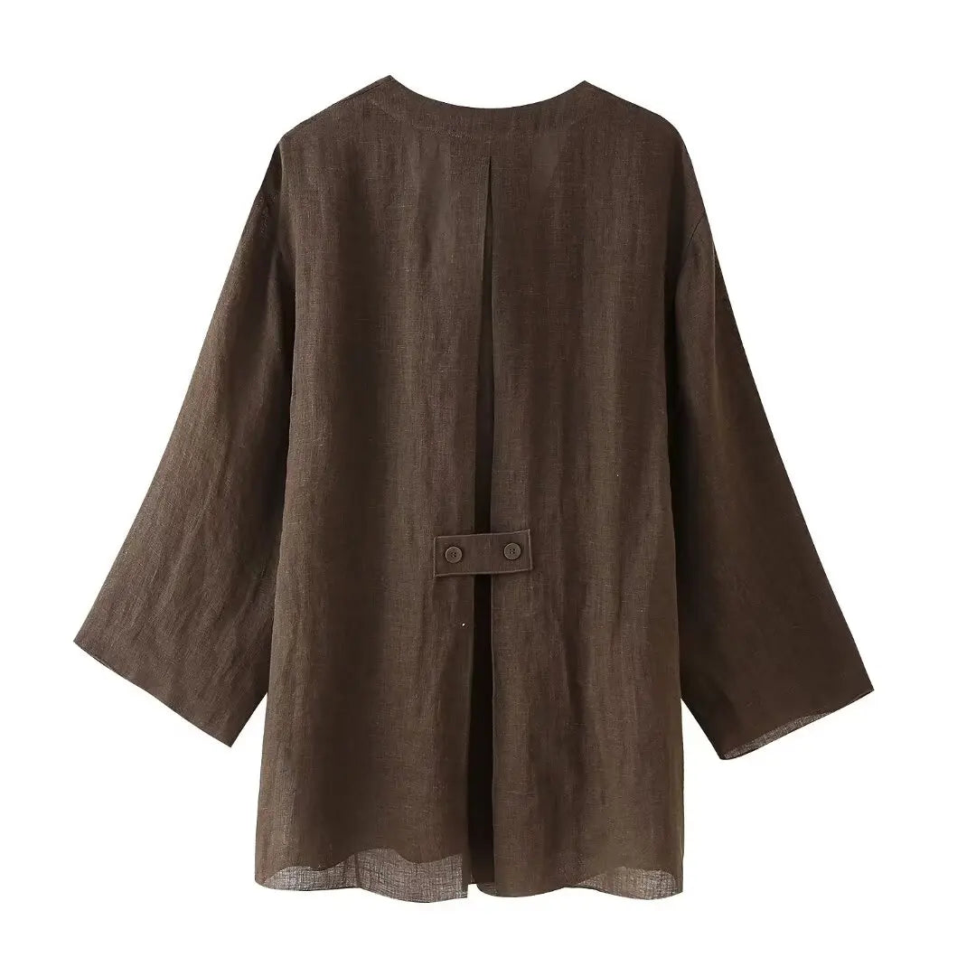 Ensemble Kimono et Pantalon Large Femme - Style Décontracté
