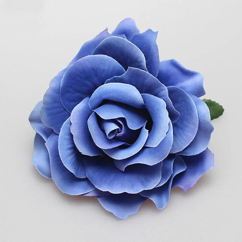 Pince à Cheveux Fleur Rose Satinée pour Femme