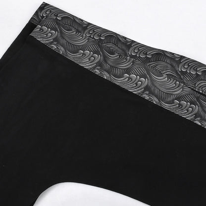 Kimono Asymétrique Punk Unisexe - Style Médiéval