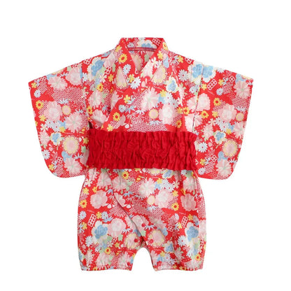 Kimono Bébé Fille Coton Style Japonais/Coréen