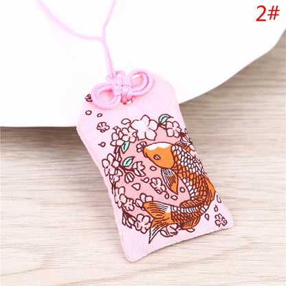 Pochette Porte-Bonheur Japonaise - Charme de Protection et Chance