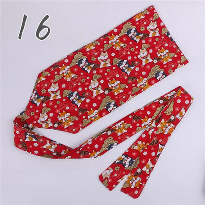 Ceinture Kimono Femme Imprimée - Largeur 10cm ou 15cm
