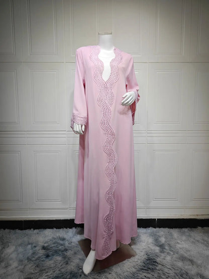 Kimono Long Abaya Femme Style Party Chic