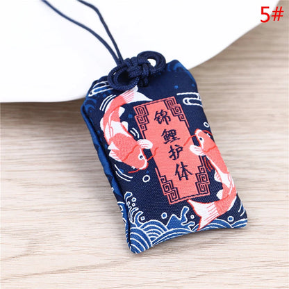 Pochette Porte-Bonheur Japonaise - Charme de Protection et Chance