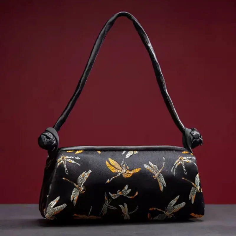 Sac à Main "Sunny Beach" en Soie, Style Floral et Polyvalent