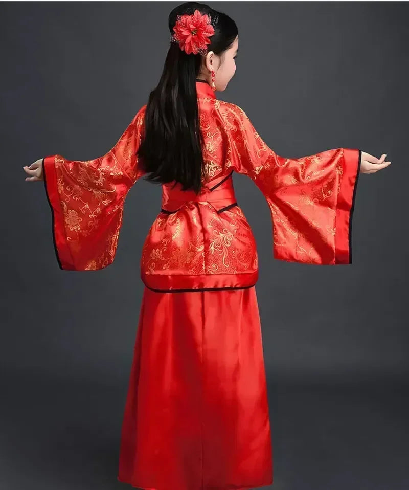 Kimono Fille Traditionnel pour Danse et Spectacle - Tailles et Couleurs Variées