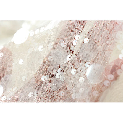 Kimono Court Femme à Sequins