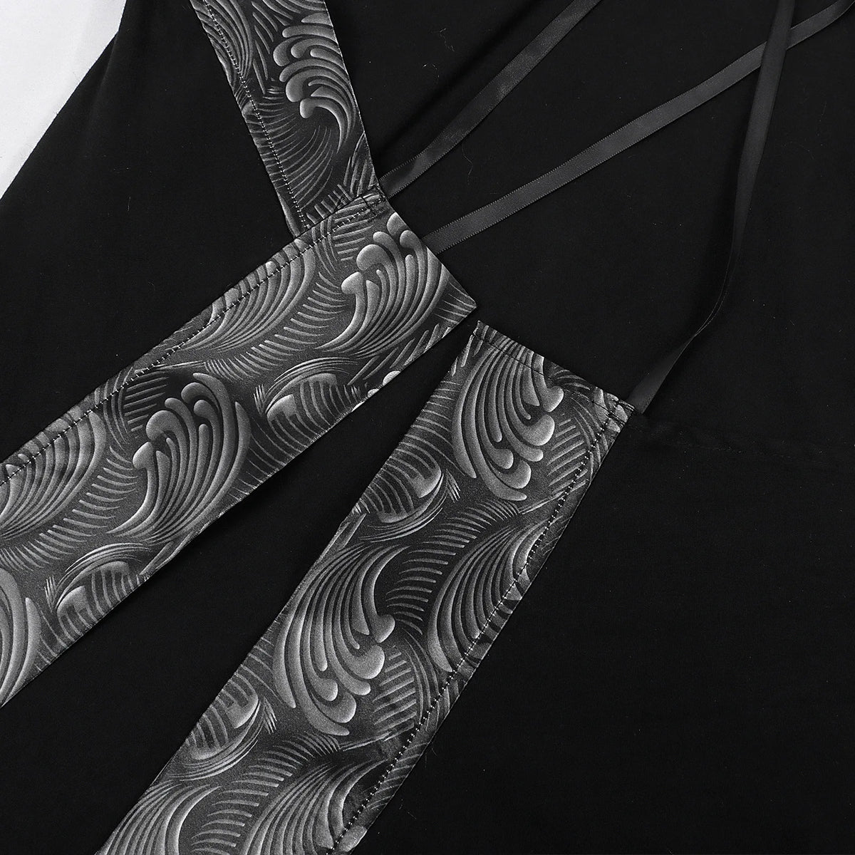 Kimono Asymétrique Punk Unisexe - Style Médiéval